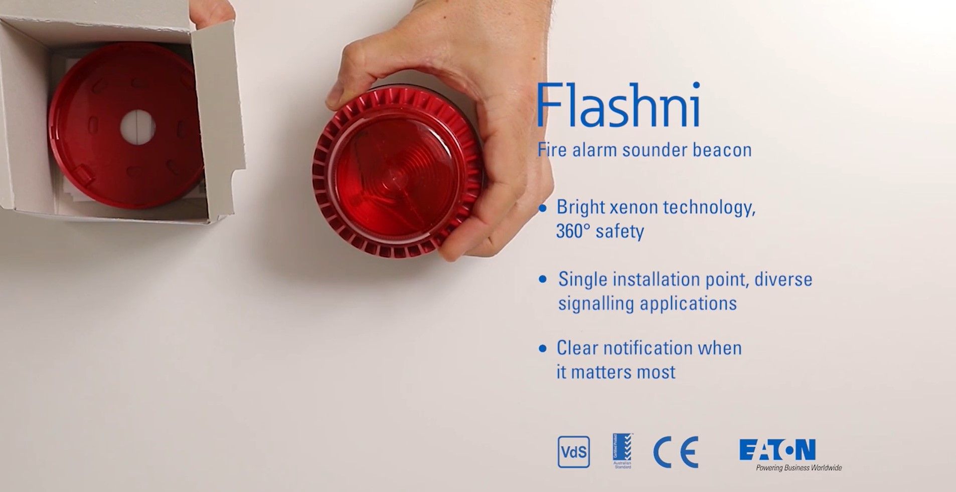 Unboxing the Flashni fire alarm sounder beacon
